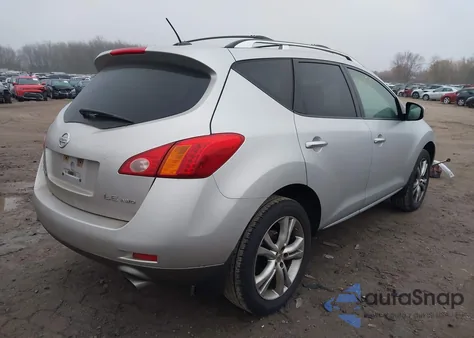 2009 Nissan Murano Le z USA, uszkodzony, nr VIN JN8AZ18W29W108417
